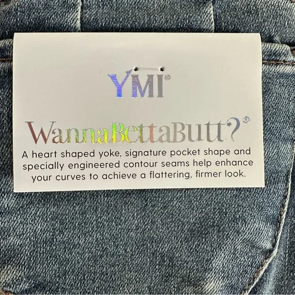 YMI Womens WannaBettaButt Mid-Rise Bootcut Denim Jeans 9/29 - Picture 7 of 10